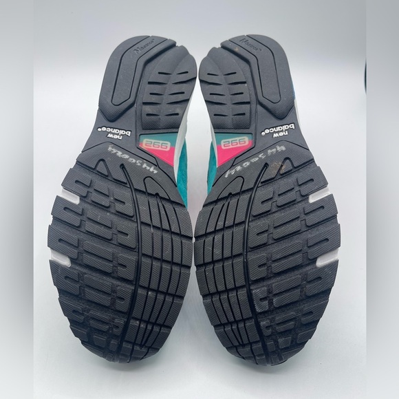 Men’s New Balance 992 m992re Multi Color Size 9D Made in USA collab heat JFG - Picture 9 of 9